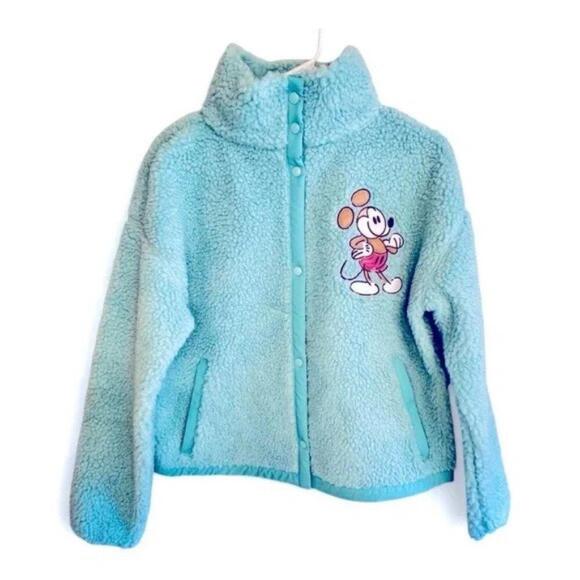Disney Mickey Mouse Sherpa Jacket - NWT (New) - Picture 2 of 6